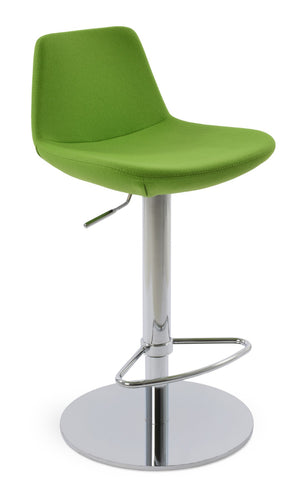 Soho Concept Pera Piston Stool With Half Footrest - Stylish Barstool Options, Durable Fabrics & 10-year Guarantee   Soho-concept-dining-chair-09508
