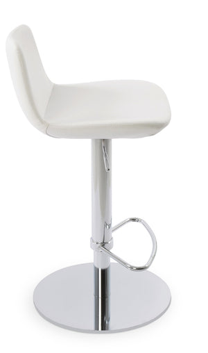 Soho Concept Pera Piston Barstools & Counterstools – Stylish Leatherette, Soft Gold/Black, 2-year Guarantee! White  Soho-concept-dining-chair-09516