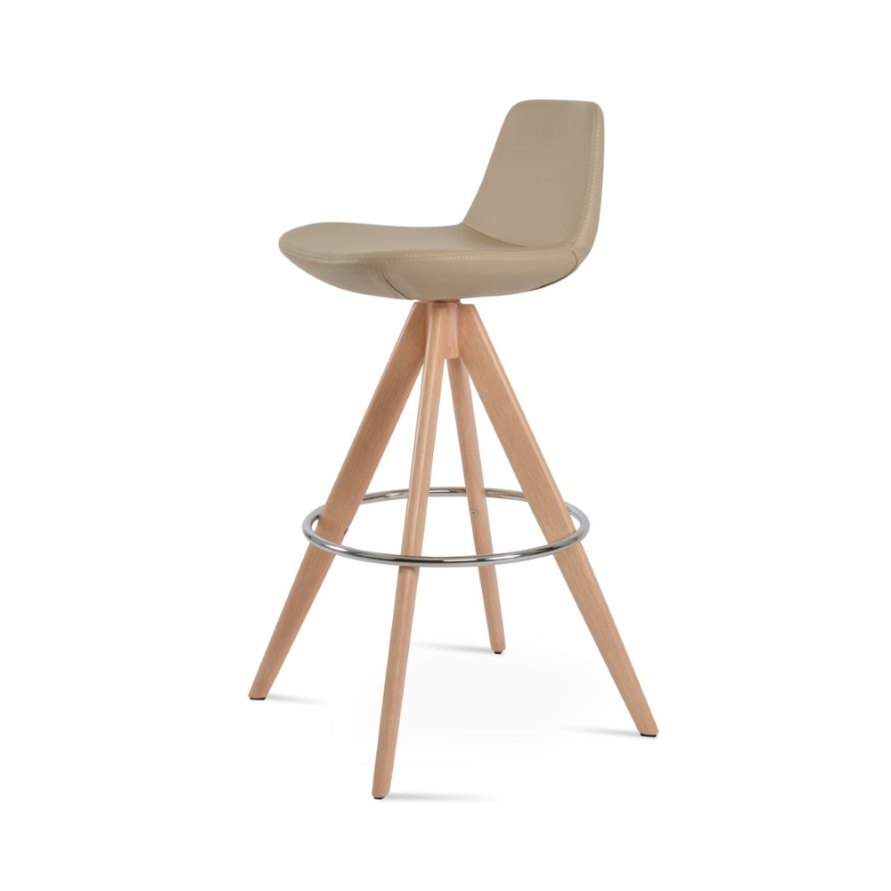 Soho Concept Pera Pyramid-mw Stylish Swivel Barstools & Counterstools With Custom Finishes & 2-year Warranty Natural  Soho-concept-dining-chair-09542