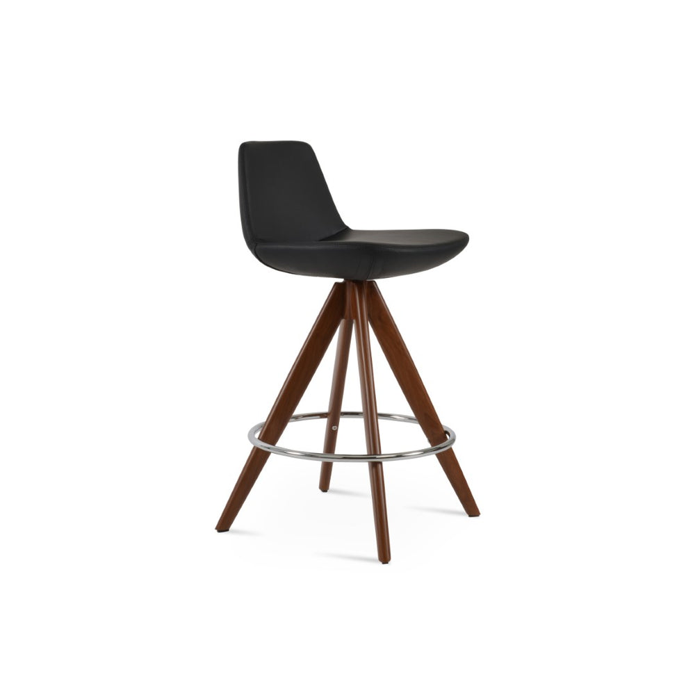 Soho Concept Pera Pyramid-mw Swivel Bar & Counter Stools - Stylish Fabrics, Multiple Finishes, 10 Year Warranty! Natural,White  Soho-concept-dining-chair-09541
