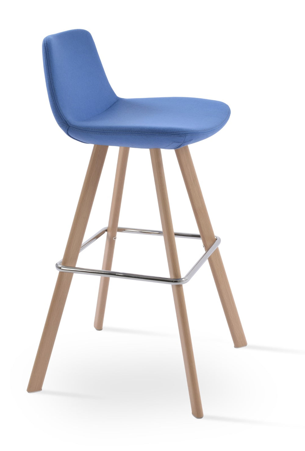 Soho Concept Pera Stylish Barstools & Counterstools, Solid Wood With Premium Upholstery, 10-year Warranty! Natural  Soho-concept-dining-chair-09555