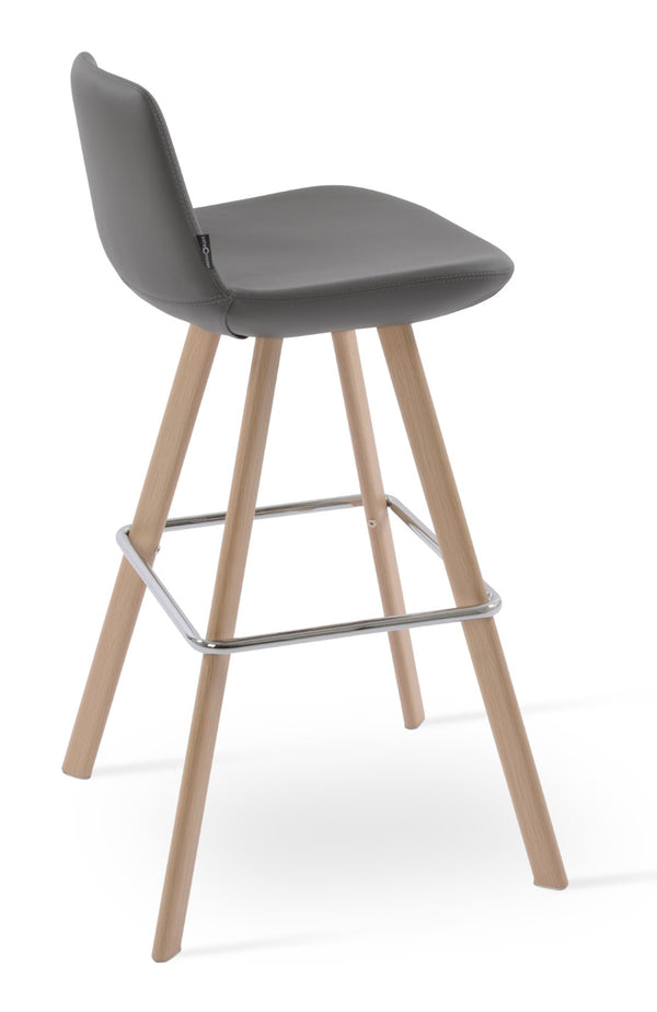 Soho Concept Pera Barstools & Counterstools - Premium Upholstery, Solid Wood, Stylish Finishes & 10-year Guarantee Natural,Grey  Soho-concept-dining-chair-09557