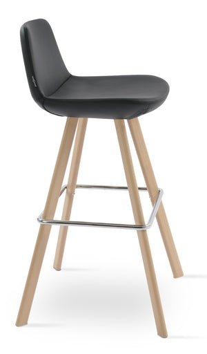 Soho Concept Pera Barstools & Counterstools - Premium Upholstery, Solid Wood, Stylish Finishes & 10-year Guarantee Natural,Black  Soho-concept-dining-chair-09552
