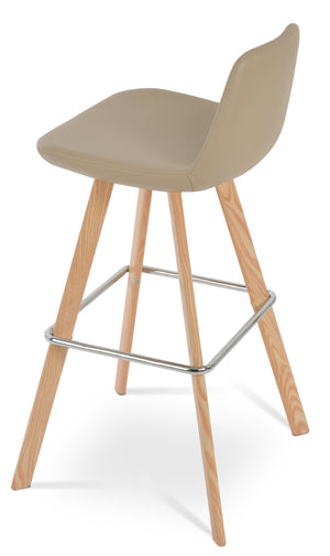 Soho Concept Pera Stylish Counter & Bar Stools With Memory Swivel, 10-year Guarantee, Multiple Fabric Options Natural  Soho-concept-dining-chair-09549