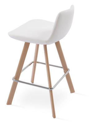Soho Concept Pera Barstools & Counterstools - Stylish Leatherette Seats, Solid Wood, 2-year Warranty, Limited Stock! Natural,White  Soho-concept-dining-chair-09569