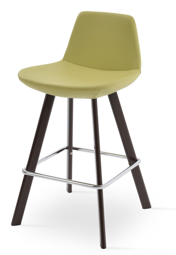Soho Concept Pera Barstools & Counterstools - Premium Upholstery, Solid Wood, Stylish Finishes & 10-year Guarantee Walnut,Green  Soho-concept-dining-chair-09570