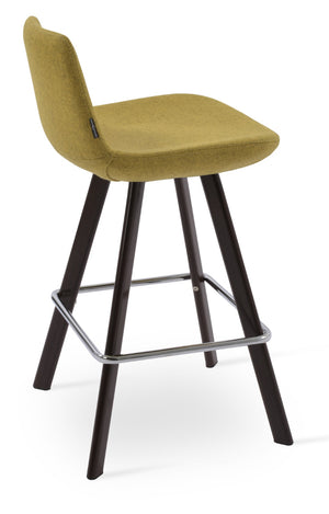 Soho Concept Pera Barstools & Counterstools - Stylish Solid Wood With Camira Era Fabric & 10-year Guarantee Walnut  Soho-concept-dining-chair-09571