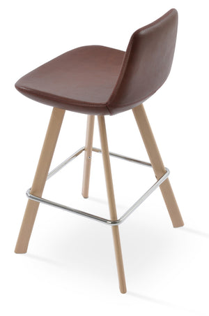 Soho Concept Pera Barstools & Counterstools - Premium Upholstery, Solid Wood, Stylish Finishes & 10-year Guarantee Natural  Soho-concept-dining-chair-09564