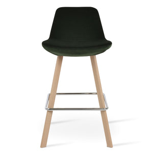 Soho Concept Pera Barstools & Counterstools - Premium Upholstery, Solid Wood, Stylish Finishes & 10-year Guarantee Natural,Green  Soho-concept-dining-chair-09561