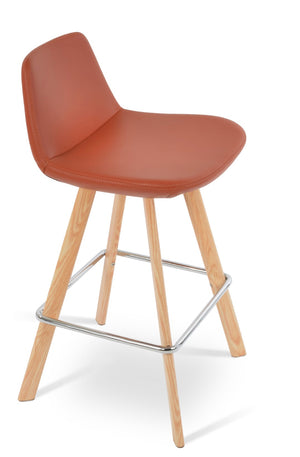 Soho Concept Pera Barstools & Counterstools - Premium Upholstery, Solid Wood, Stylish Finishes & 10-year Guarantee Natural  Soho-concept-dining-chair-09548