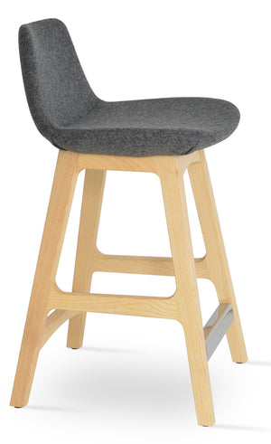 Soho Concept Pera Wood Barstools & Counterstools In Elegant Camira Blazer Wool With 10-year Guarantee & Swivel Option Ash,Natural,Dark Grey  Soho-concept-dining-chair-07100