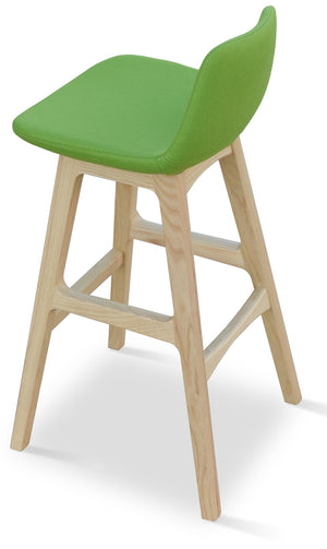 Soho Concept Pera Wood Barstools & Counterstools – Elegant Upholstery, Solid Construction, 10-year Guarantee Options Ash  Soho-concept-dining-chair-07101