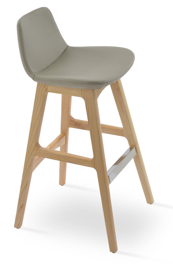 Soho Concept Pera Wood Barstools & Counterstools – Elegant Upholstery, Solid Construction, 10-year Guarantee Options Natural,Ash  Soho-concept-dining-chair-09620