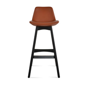 Soho Concept Pera Wood Barstools & Counterstools - Stylish Leatherette, 2-year Guarantee, Elegant Swivel Design! Cinnamon  Soho-concept-dining-chair-07091