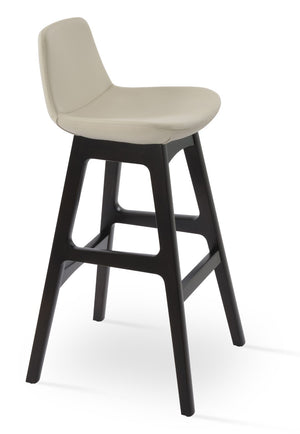 Soho Concept Pera Wood Barstools & Counterstools – Elegant Upholstery, Solid Construction, 10-year Guarantee Options Cream  Soho-concept-dining-chair-09604