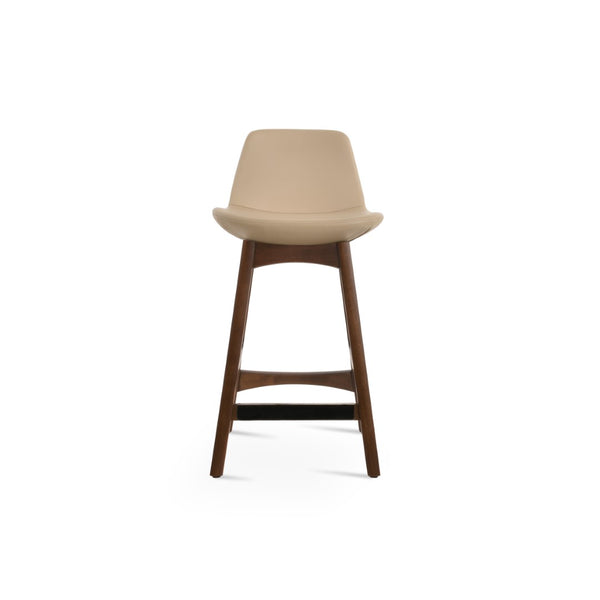 Soho Concept Pera Wood Barstools & Counterstools – Elegant Upholstery, Solid Construction, 10-year Guarantee Options Walnut  Soho-concept-dining-chair-09628
