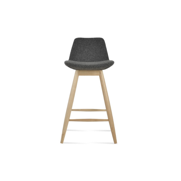 Soho Concept Pera Stylish Swivel Barstools & Counterstools - Durable Wool Fabric, 10-year Guarantee, Dark Grey Dark Grey,White  Soho-concept-dining-chair-09202