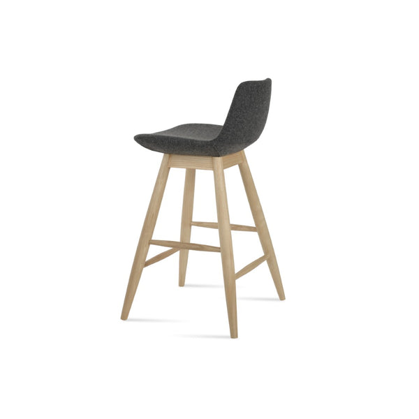 Soho Concept Pera Stylish Swivel Barstools & Counterstools - Durable Wool Fabric, 10-year Guarantee, Dark Grey Dark Grey,White  Soho-concept-dining-chair-06998