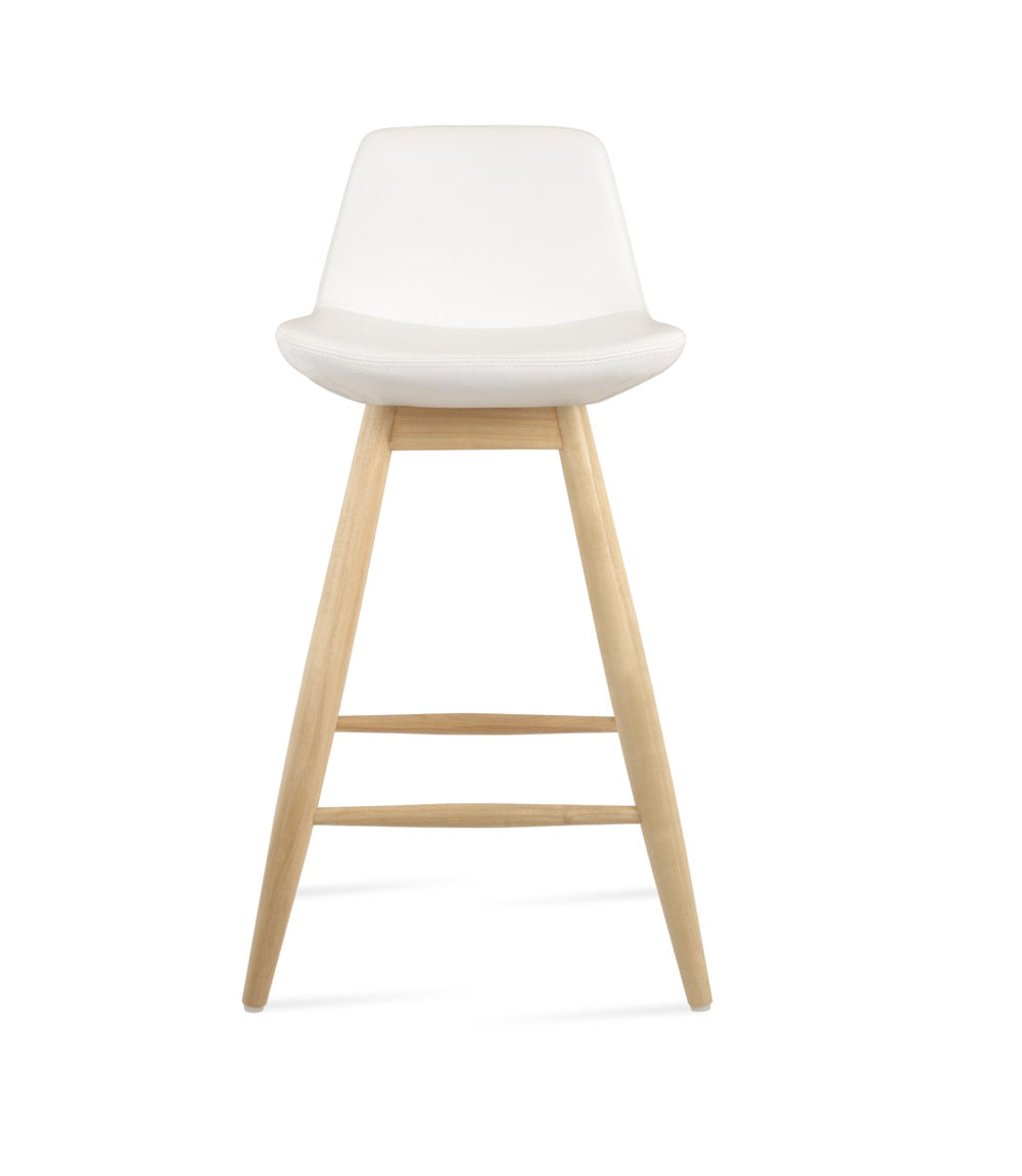 Soho Concept Pera Baba Barstools & Counterstools - Stylish Leatherette, Swivel Mechanism, 2-year Guarantee! White  Soho-concept-dining-chair-09203