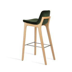 Soho Concept Pera Barstools & Counterstools - Premium Upholstery, Solid Wood, Stylish Finishes & 10-year Guarantee Ash,Natural,Green  Soho-concept-dining-chair-09226