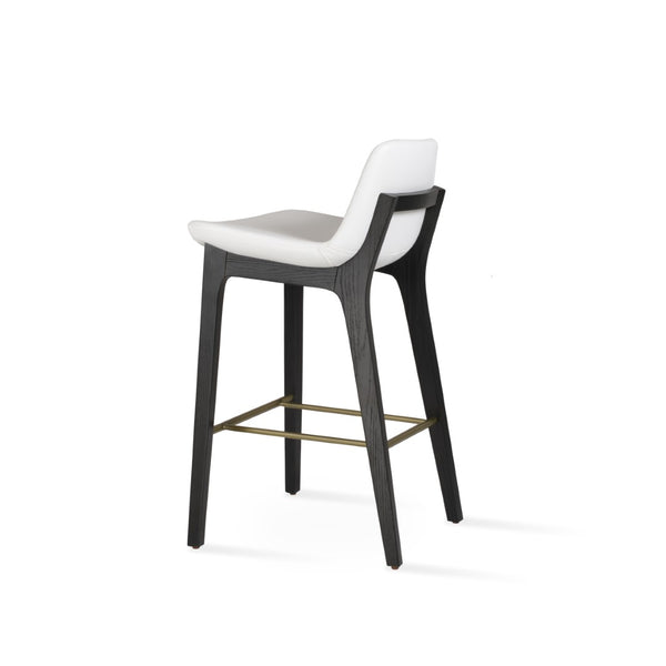 Soho Concept Pera Barstools & Counterstools - Stylish Leatherette Seats, Solid Wood, 2-year Warranty, Limited Stock! Ash,Black,Brass,White  Soho-concept-dining-chair-09248