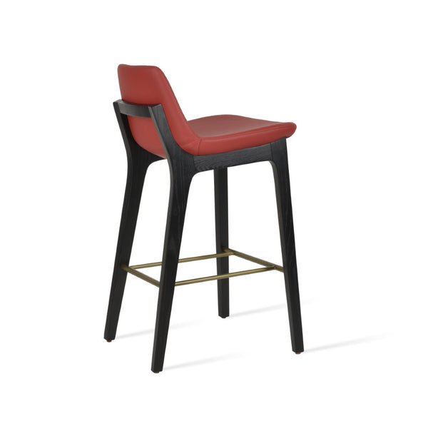 Soho Concept Pera Barstools & Counterstools - Premium Upholstery, Solid Wood, Stylish Finishes & 10-year Guarantee Ash,Black,Brass,Red  Soho-concept-dining-chair-09242