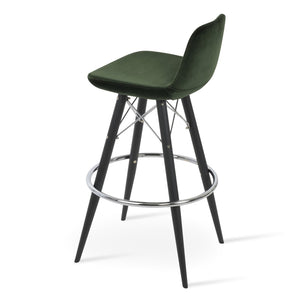 Soho Concept Pera Mw Barstools & Counterstools - Stylish Fabric Options, Swivel Mechanism, 10-year Guarantee! Black,Green  Soho-concept-dining-chair-09264