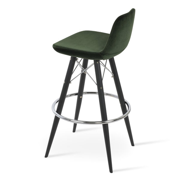 Soho Concept Pera Mw Barstools & Counterstools - Stylish Fabric Options, Swivel Mechanism, 10-year Guarantee! Black,Green  Soho-concept-dining-chair-09264