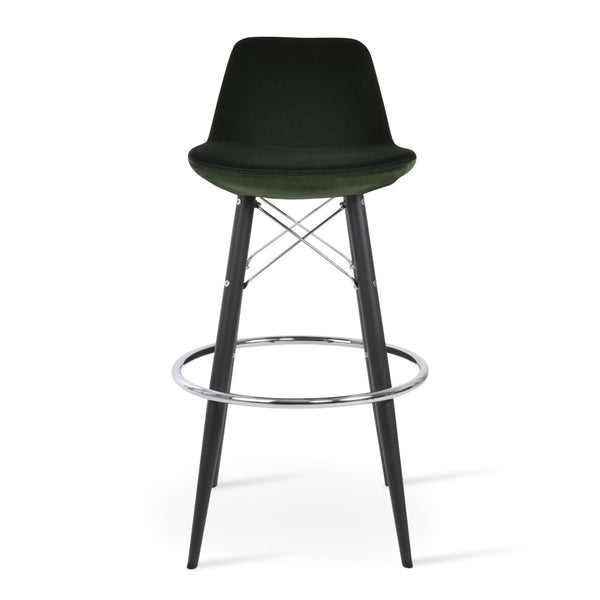 Soho Concept Pera Mw Barstools & Counterstools - Stylish Fabric Options, Swivel Mechanism, 10-year Guarantee! Black,Green  Soho-concept-dining-chair-07009