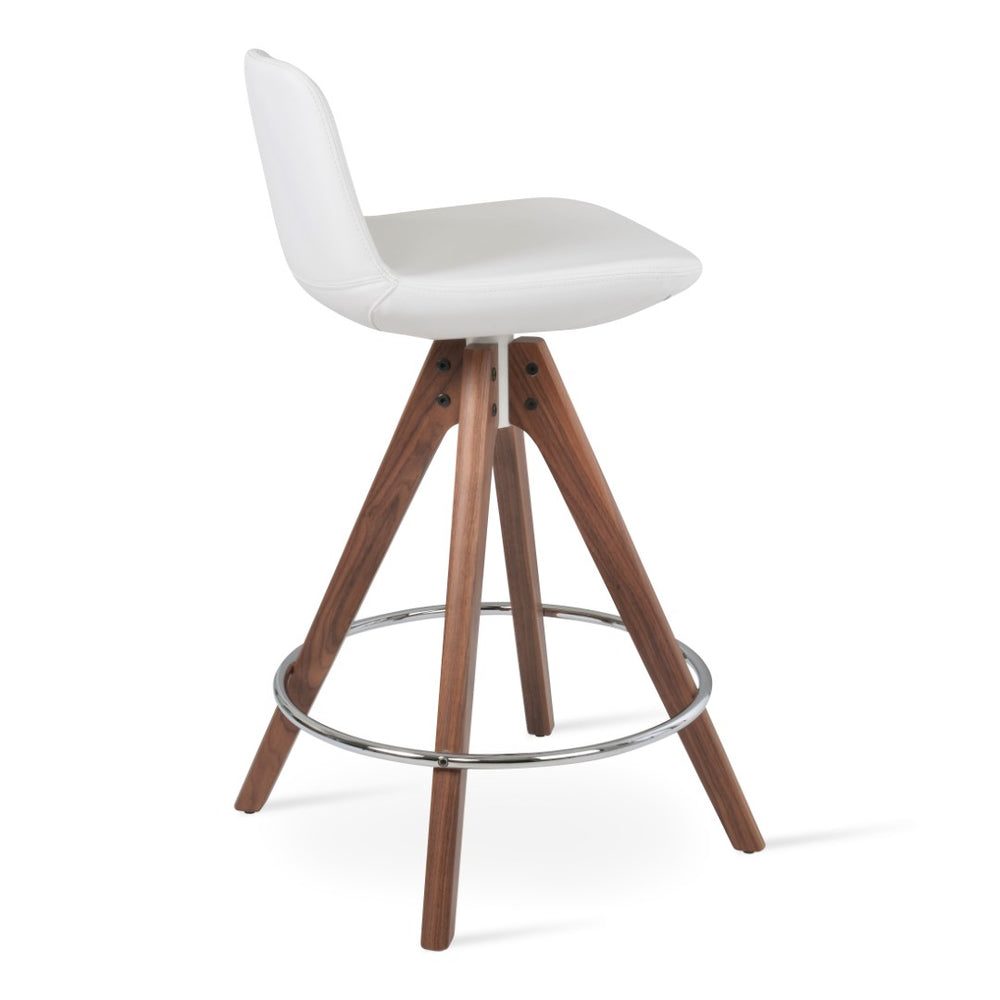 Soho Concept Pera Pyramid-mw Swivel Barstools & Counterstools - Elegant Design With 5-year Guarantee, Custom Options White  Soho-concept-dining-chair-09276