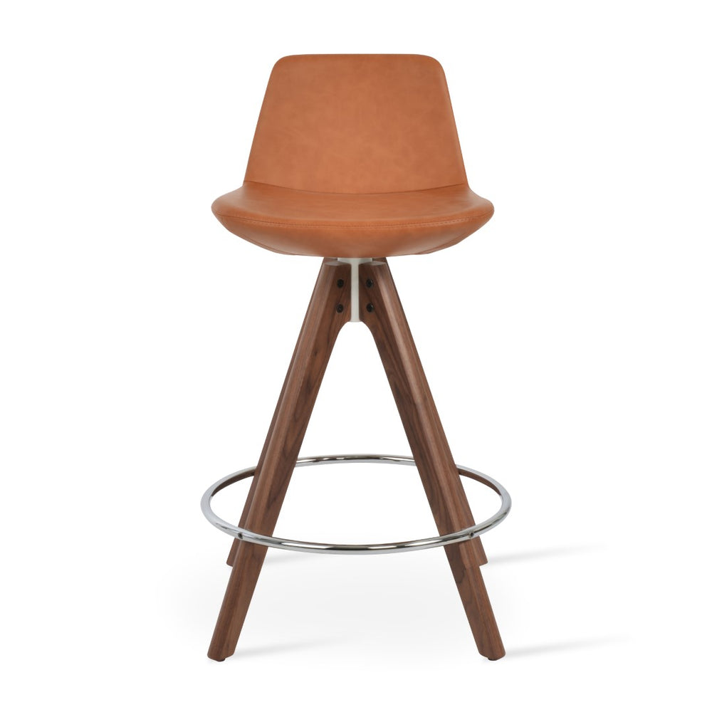 Soho Concept Pera Pyramid Barstools & Counterstools – Stylish Swivel Designs In Walnut & Green With 5-year Warranty Walnut,Green  Soho-concept-dining-chair-09273