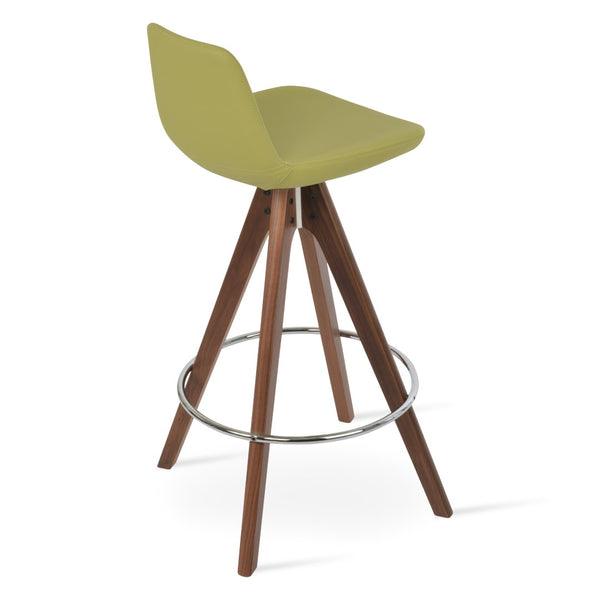 Soho Concept Pera Pyramid Barstools & Counterstools – Stylish Swivel Designs In Walnut & Green With 5-year Warranty Walnut,Green  Soho-concept-dining-chair-09273