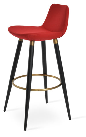 Soho Concept Pera Ana Barstools & Counterstools - Elegant Camira Wool Fabric, 10-year Guarantee, Stylish Design Black,Gold,Red  Soho-concept-dining-chair-09173