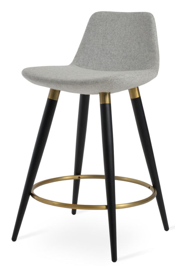 Soho Concept Pera Ana Barstools & Counterstools - Elegant Camira Wool Fabric, 10-year Guarantee, Stylish Design Black,Gold,Silver  Soho-concept-dining-chair-09180
