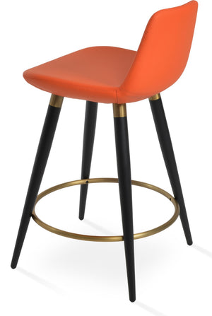 Soho Concept Pera Ana Barstools & Counterstools - Stylish Upholstered Seats With 10-year Guarantee, Made In Turkey! Black,Gold,Orange  Soho-concept-dining-chair-09182