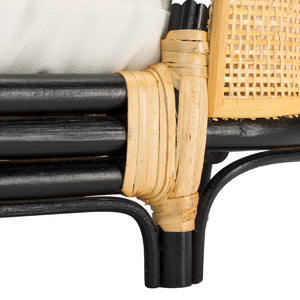 Safavieh TIMO Handwoven Rattan Pet Bed with Cozy Cushion - Beige & Natural Design for Small Dogs & Cats PET1800A