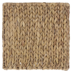 Safavieh Ivie Woven Water Hyacinth Pet Bed with Removable Cushion for Small Dogs and Cats Red PET1801B