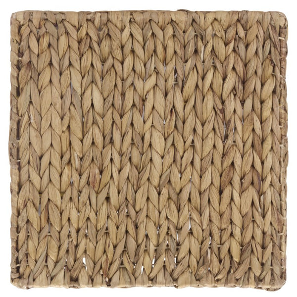 Safavieh Ivie Woven Water Hyacinth Pet Bed with Removable Cushion for Small Dogs and Cats Red PET1801B