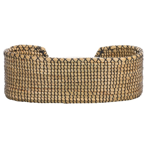Safavieh SARGE Pet Bed with Cushion - Cozy, Stylish Beige Seagrass Design for Cats & Small Dogs Comfort PET1802A