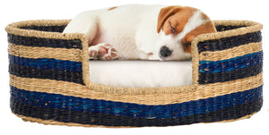 Safavieh ELYON Cozy Pet Bed & Cushion in Beige/Natural - Stylish, Durable, Easy Care for Your Furry Friend! PET1803A