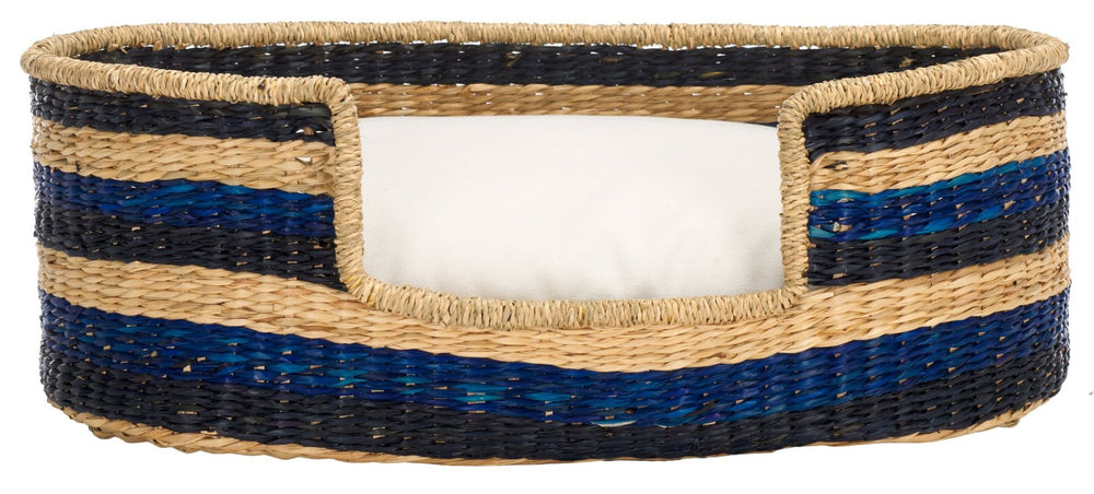 Safavieh ELYON Cozy Pet Bed & Cushion in Beige/Natural - Stylish, Durable, Easy Care for Your Furry Friend! PET1803A