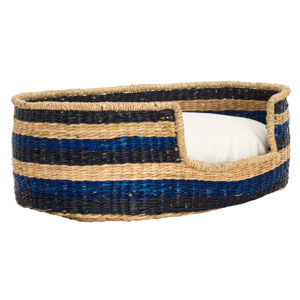 Safavieh ELYON Cozy Pet Bed & Cushion in Beige/Natural - Stylish, Durable, Easy Care for Your Furry Friend! PET1803A