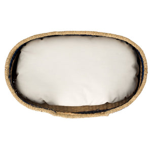 Safavieh ELYON Cozy Pet Bed & Cushion in Beige/Natural - Stylish, Durable, Easy Care for Your Furry Friend! PET1803A