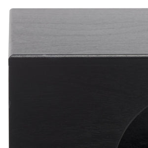 Safavieh Bean Small Pet Bed – Stylish, Cozy Retreat For Cats And Dogs, Perfect For Modern Home Decor Matt Black PET5700B