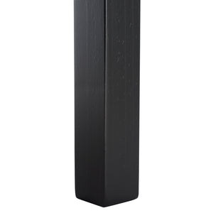 Safavieh Lilith Stylish Pet Feeder - Elegant Wood & Stainless Steel Dining Set For Your Furry Friends' Comfort Matte Black , Wood,Stainless Steel Pet5702b