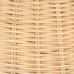 Safavieh SULI Cat Bed - Cozy Rattan Retreat with Removable White Cushion for Stylish Cat Naps & Lounging PET6500A