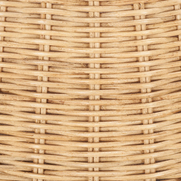 Safavieh TIFA Cat Bed with Plush Cushion - Stylish White & Natural Honey Rattan Retreat for Ultimate Comfort PET6501A