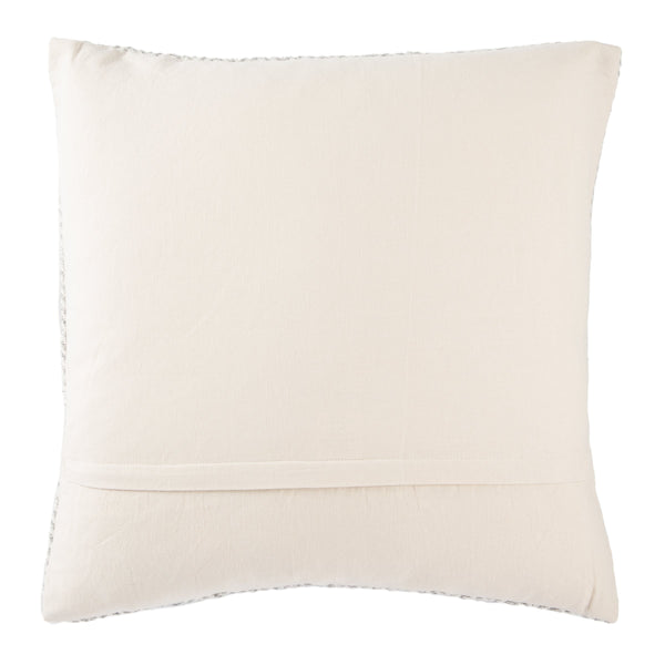 Jaipur Living Jaipur Living Marana Chevron Viscose Throw Pillow Graphic Gray White Square Accent Poly Fill PLW102554