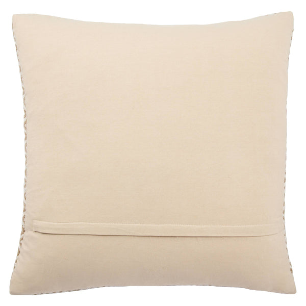 Jaipur Living Jaipur Living Estes Diamond Lattice Viscose Linen Pillow Cover for Modern Neutral Rooms PLC101530