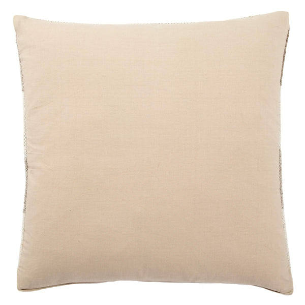 Jaipur Living Jaipur Living Terzan Wool Cotton Geometric Triangle Pillow Cover for Modern Rooms Brown PLC101939